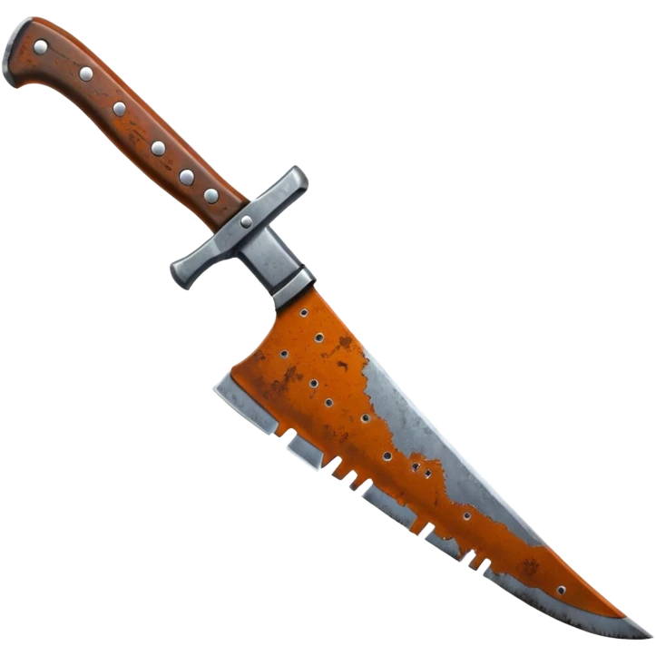 a big machete from the Friday the 13th movie emoji