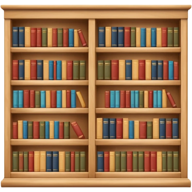 bookshelves emoji
