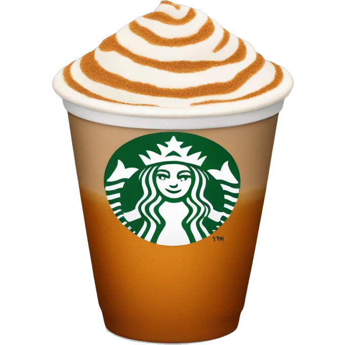Starbucks Pumpkin Spice Latte without starbucks logo emoji