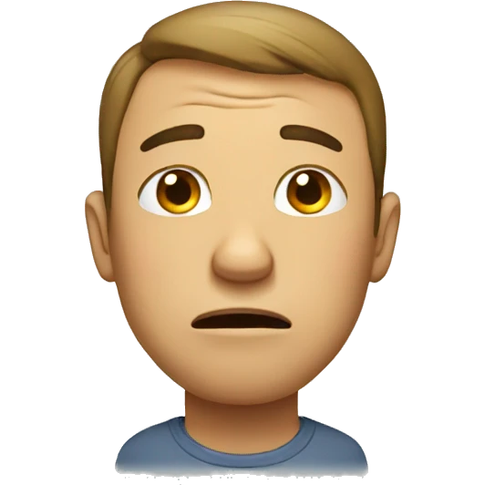 a crying man emoji