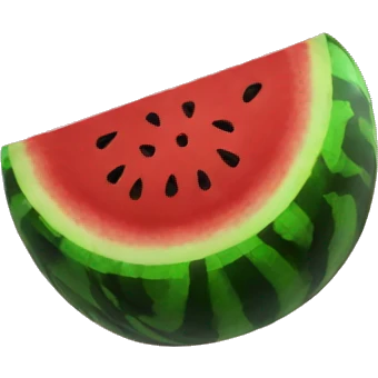 Chocolate covered watermelon  emoji