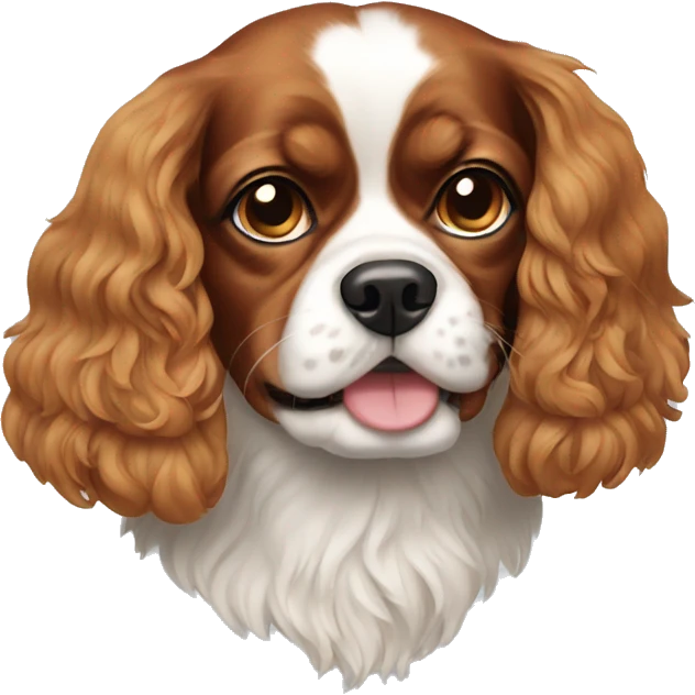Cavalier dog emoji