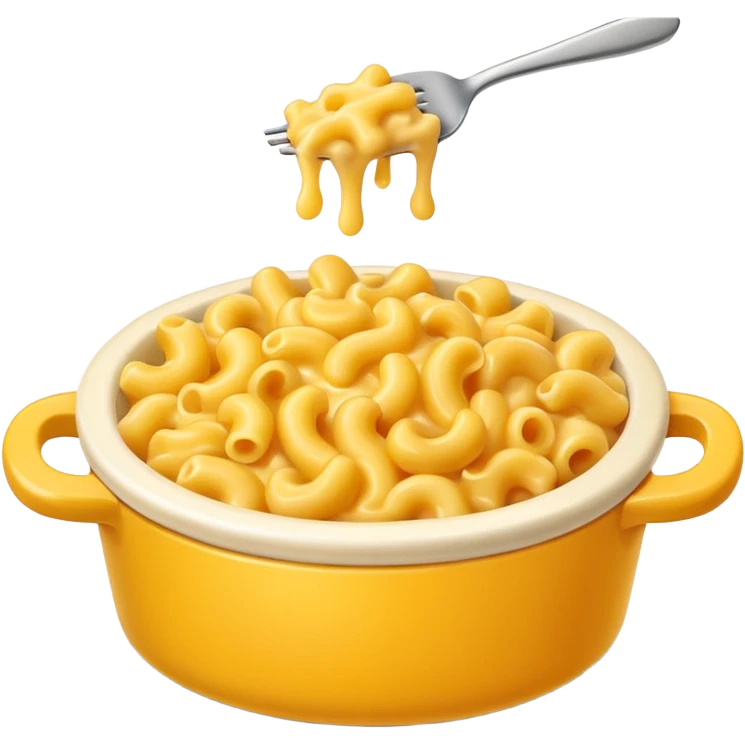 Mac and cheese emoji