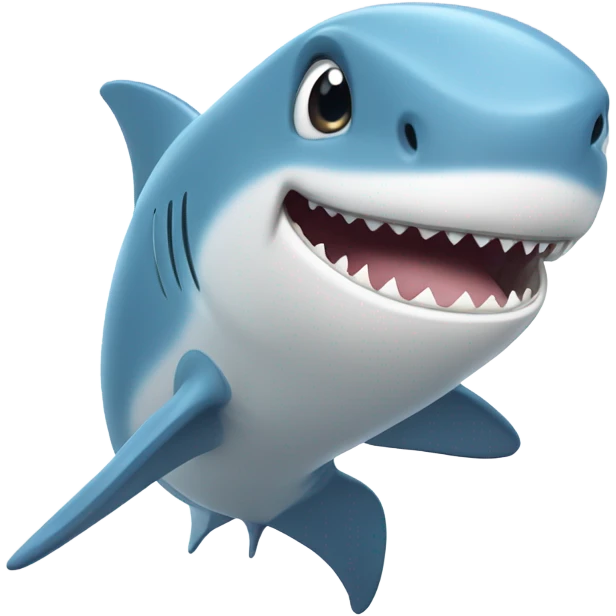 Cute shark  emoji