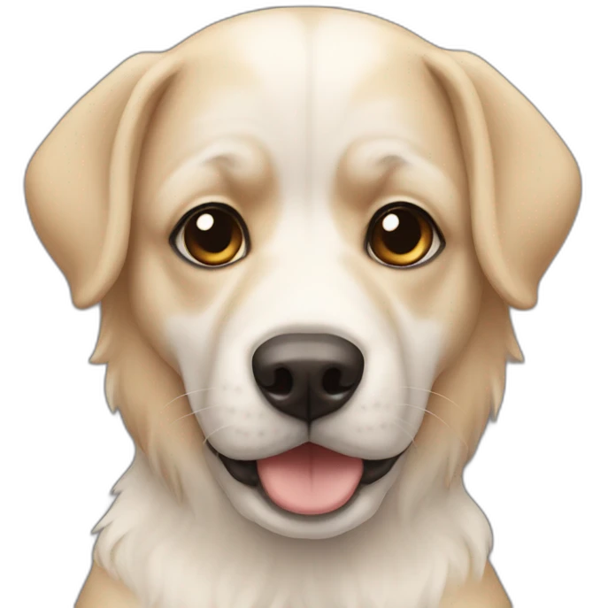 Chien emoji