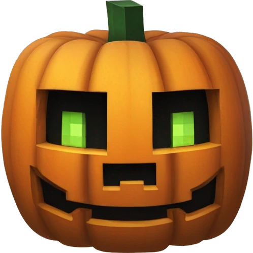 minecraft jack o'lantern emoji