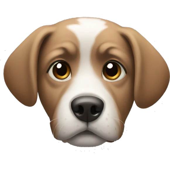 a dog emoji
