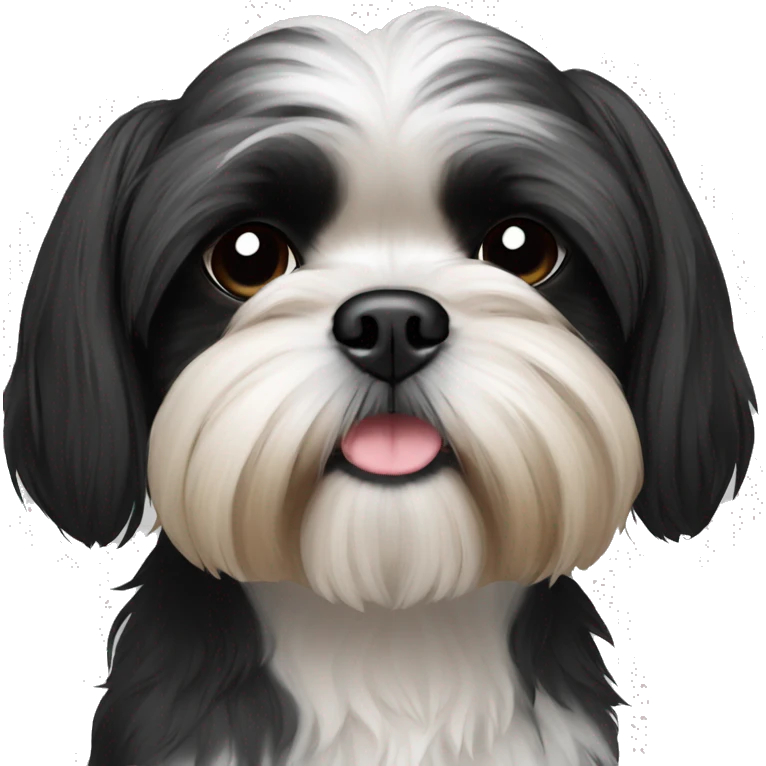 Shih tzu black  emoji