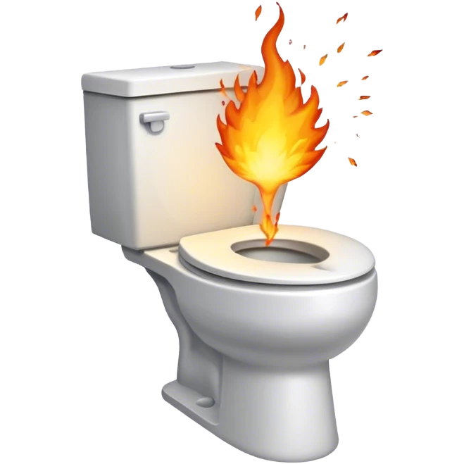 Toilet boom emoji