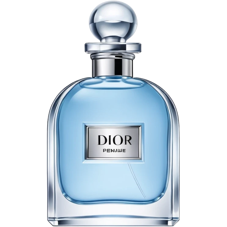 Light blue perfume Dior emoji