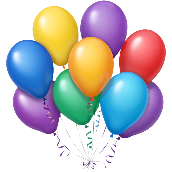 The words “hide your girlfriends” written in party balloons multicolored emoji