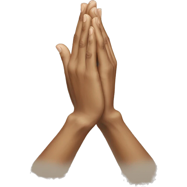 Praying hands emoji