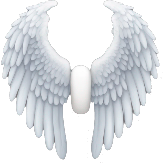 biblical angel wing emoji