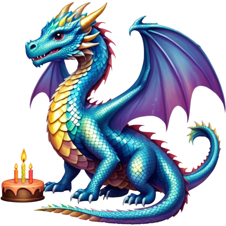 Game of thrones dragon birthday emoji