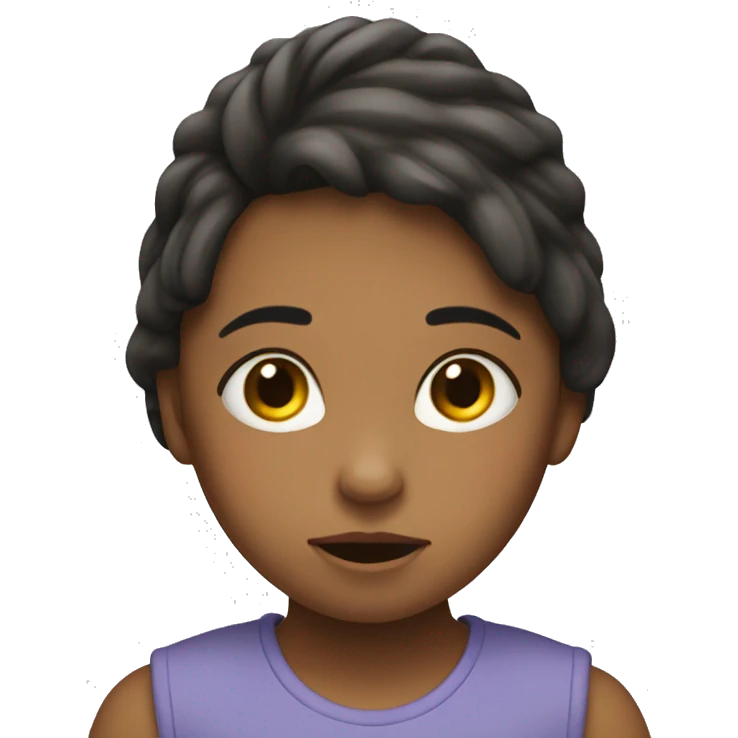 niña durmiendo emoji