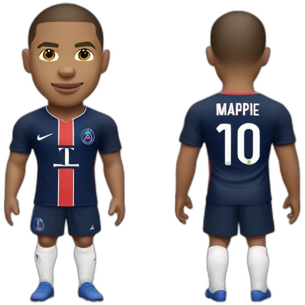 kylian mbappe, psg, buff, world cup, soccer emoji