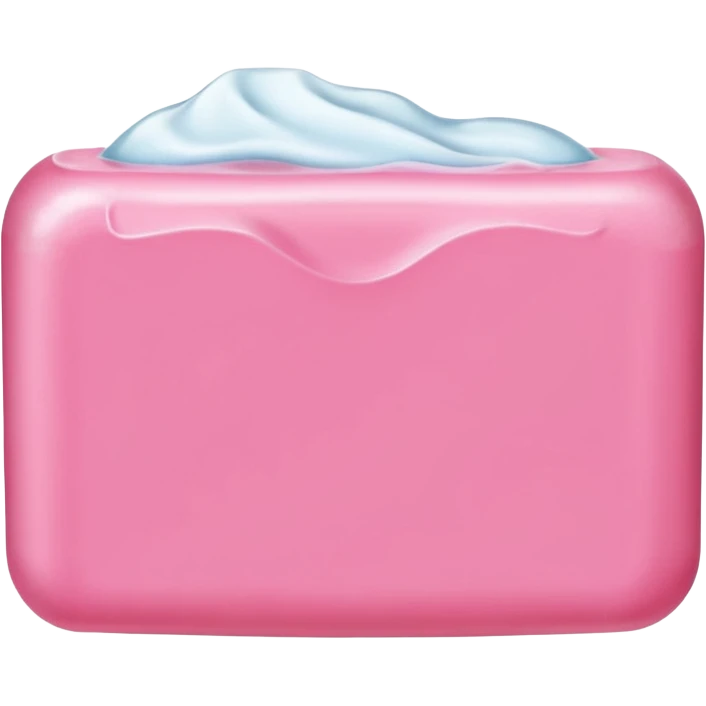 pink soap emoji