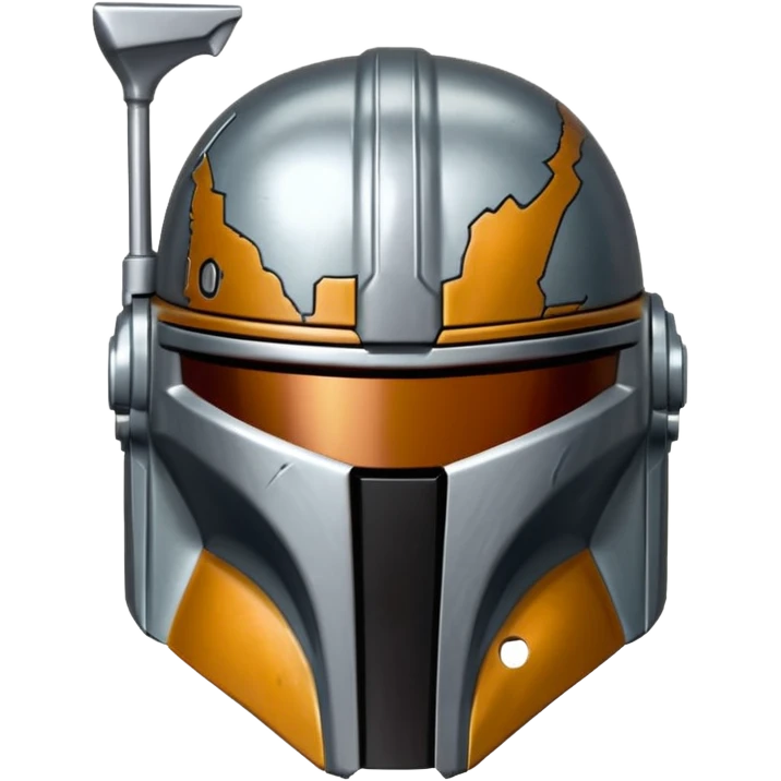 the mandalorian helmet (NOT jango fett) emoji