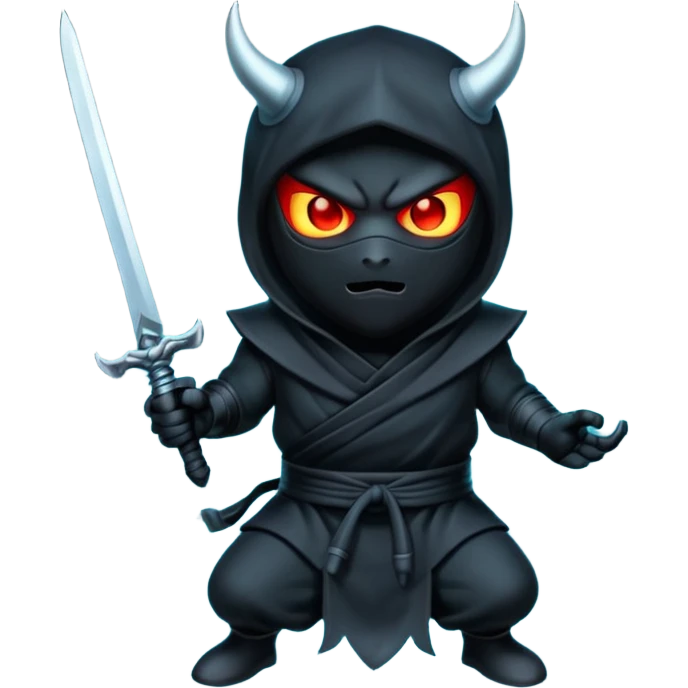 Ninja devil ghost  emoji
