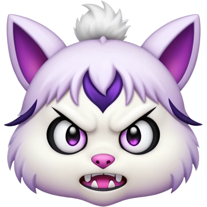 Kuromi angry face emoji