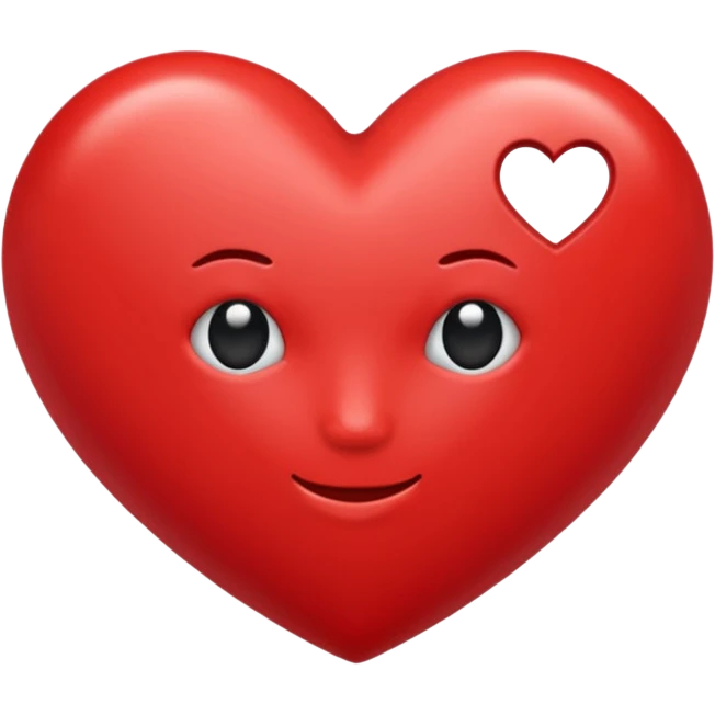 Cœur avec un M au milieu  emoji