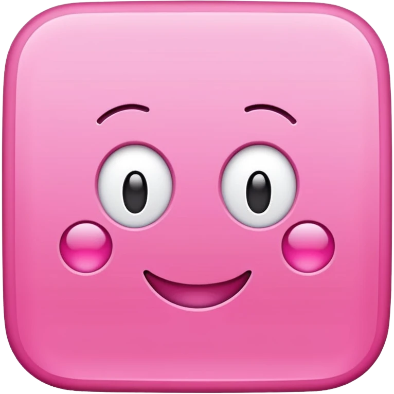 Pink square with 'OK' text emoji