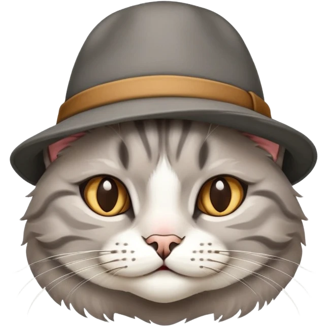 Cat with a hat emoji
