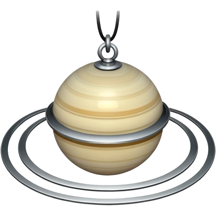 Подвеска с сатурном emoji