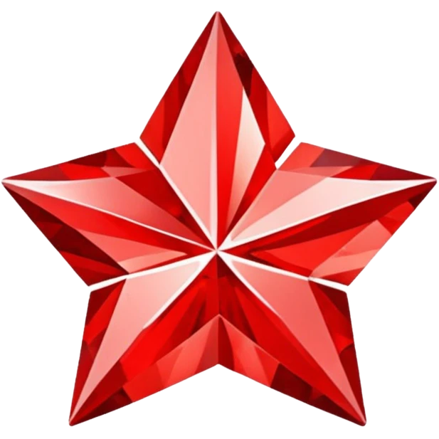 red diamont star  emoji