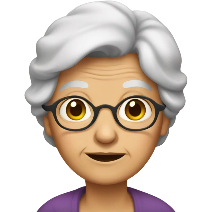 Old woman emoji