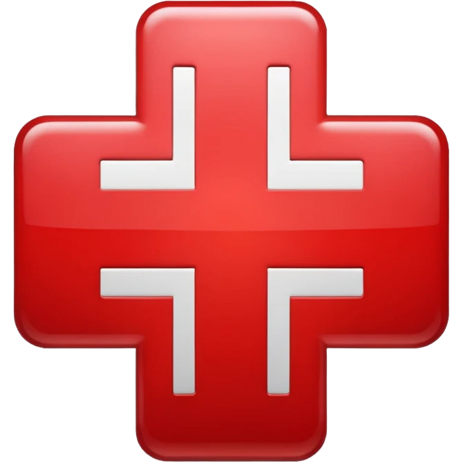 red medical cross emoji
