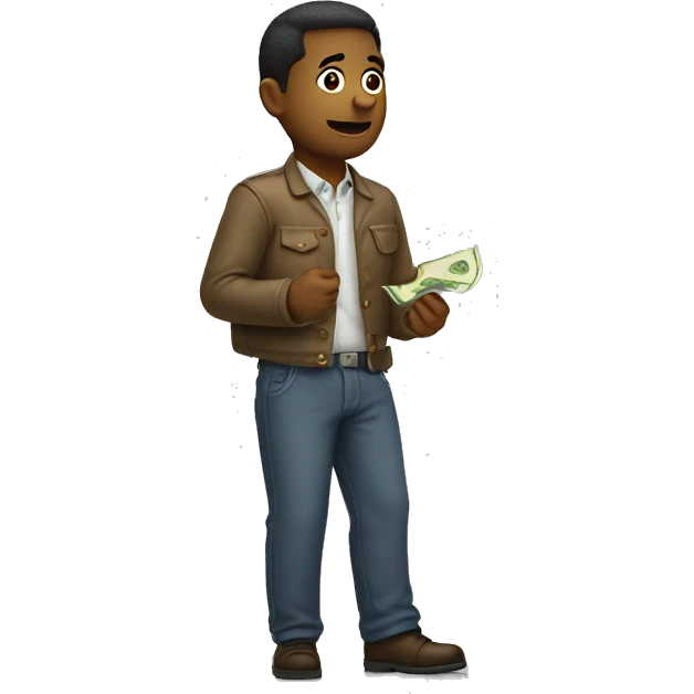 Pulling out empty pockets  emoji
