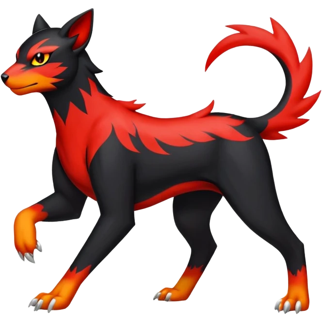 Litten-Houndour-Fakémon-hybrid-creature (full body)  emoji