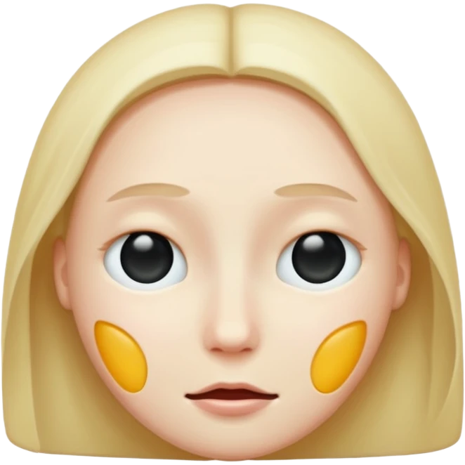 Face with no eyes emoji