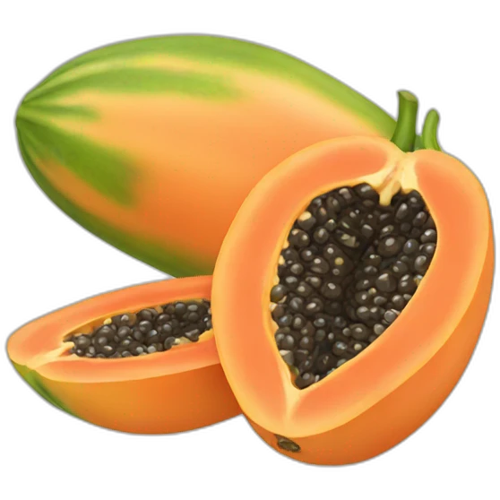 papaya emoji