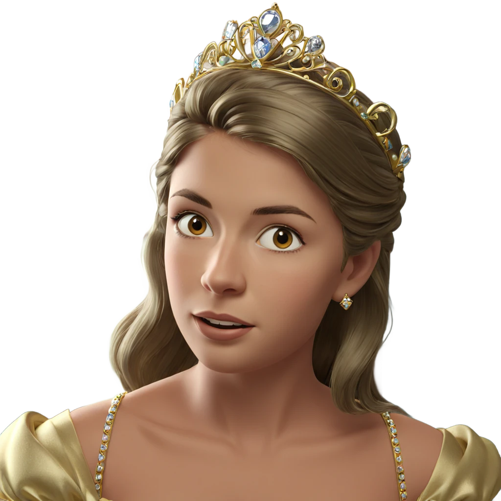 girl in tiara by window emoji