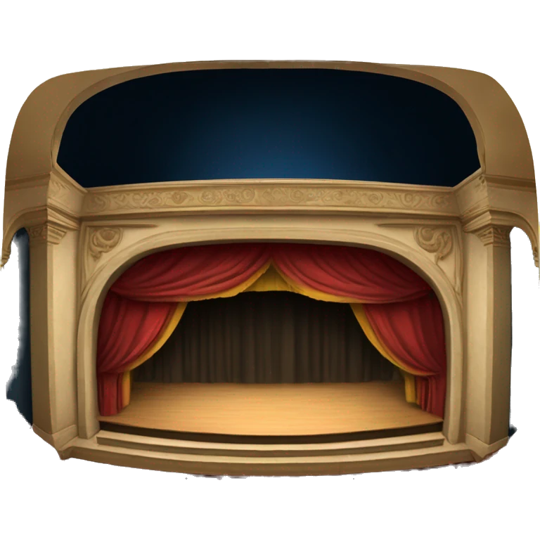 teatro tapia proscenium stage inside San Juan  emoji