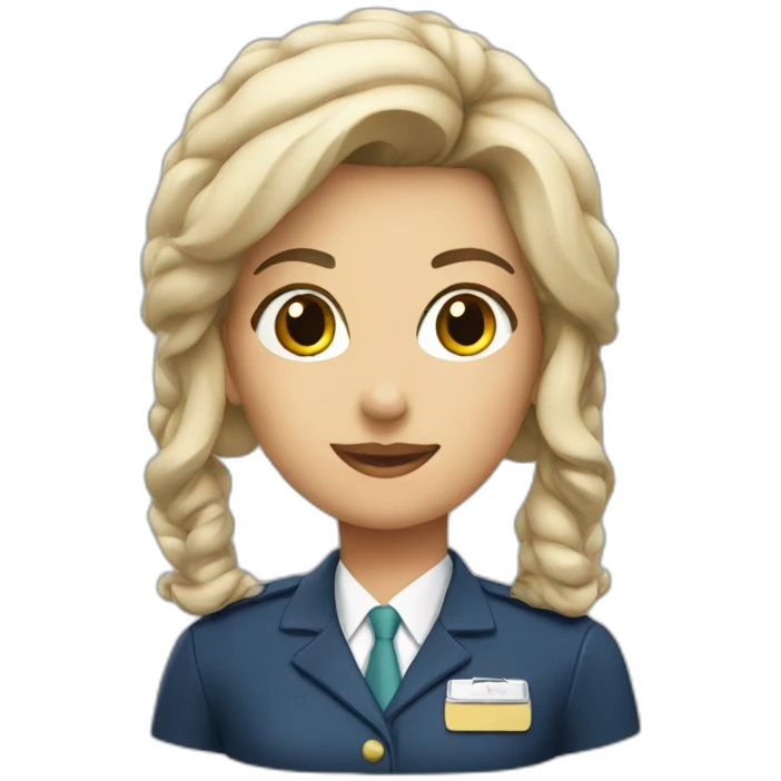 stewardess emoji