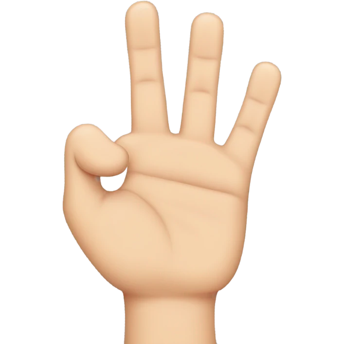 Hand with only pinky and thumb emoji