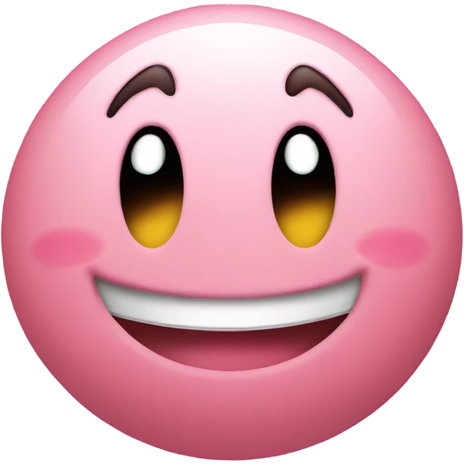 Kirby smile emoji