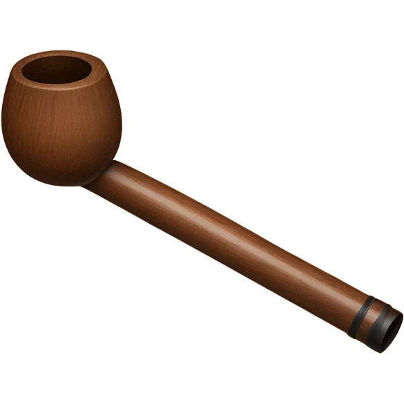 Person smoking pipe emoji