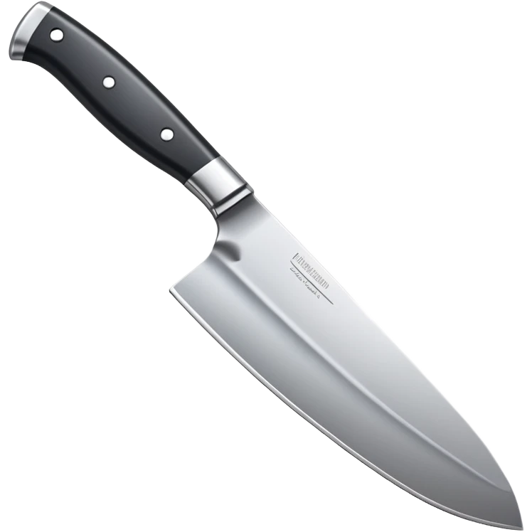 chef knife with shiny blade emoji