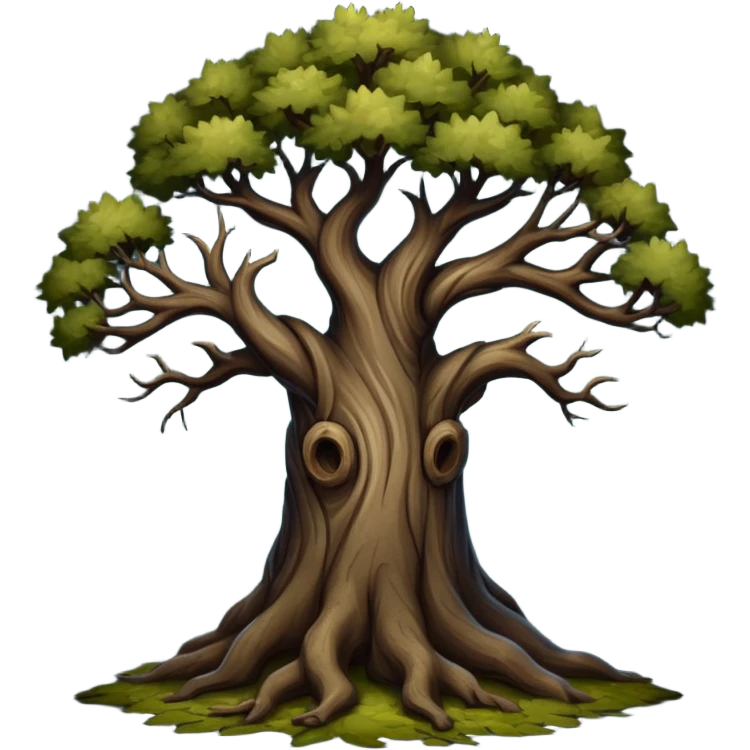 dark old deep trees  emoji