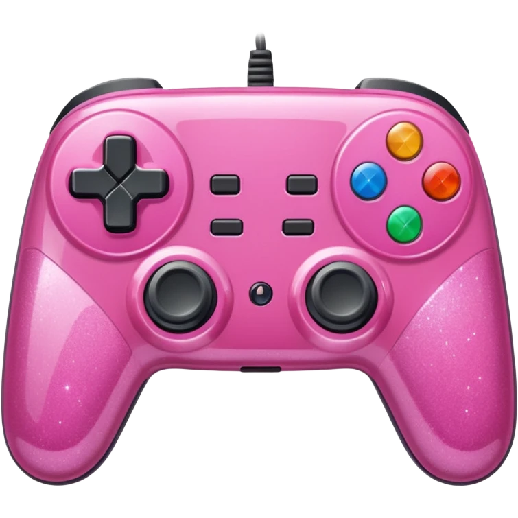 glitter pink control game emoji