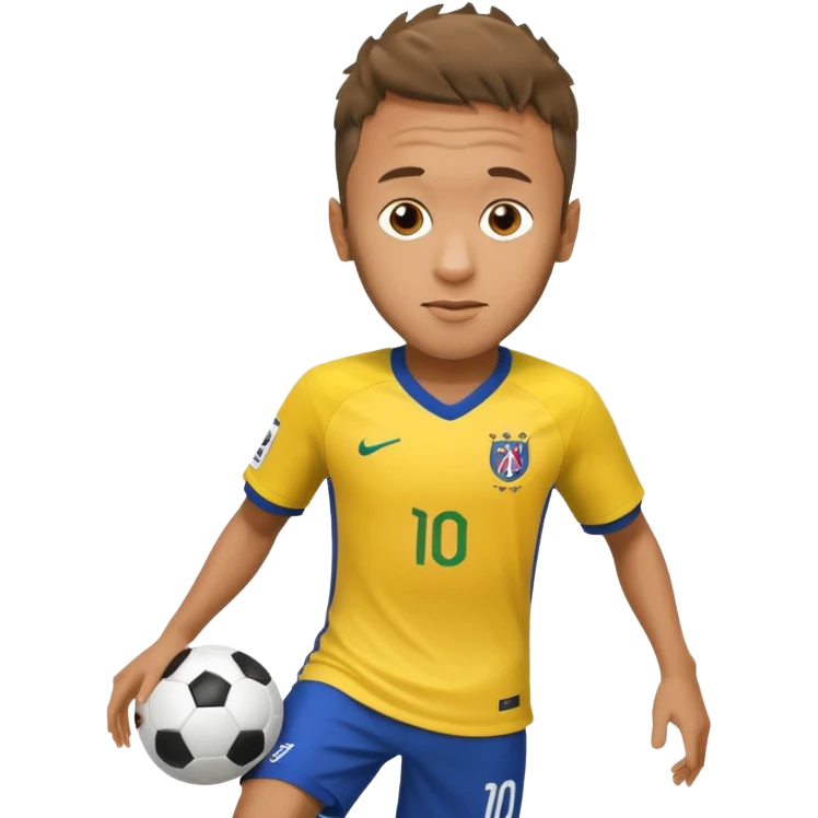 Neymar doing skills emoji