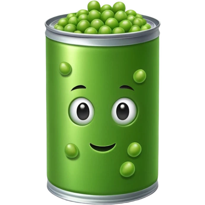 green peas can emoji