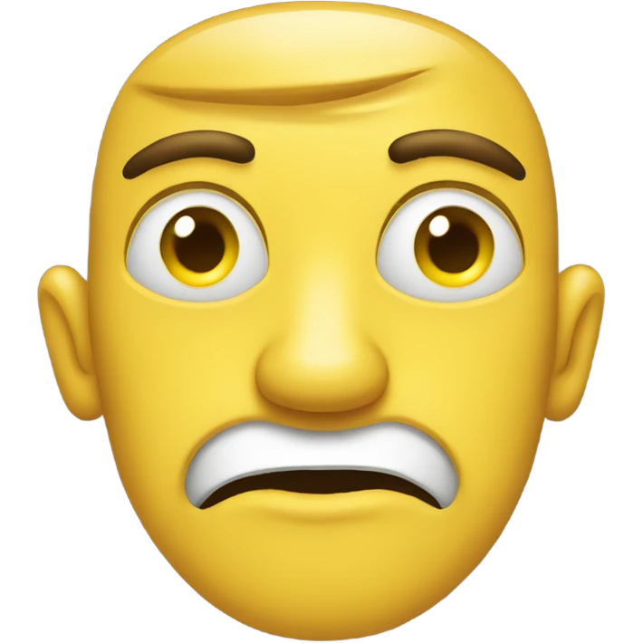 Yellow side eye emoji emoji