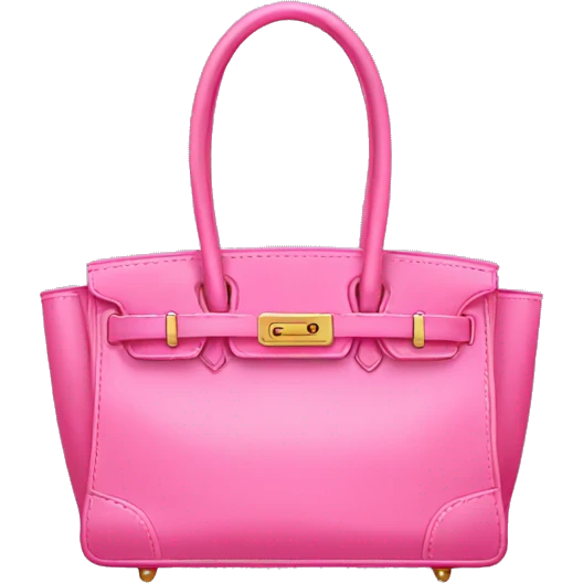 Pink birkin bag emoji