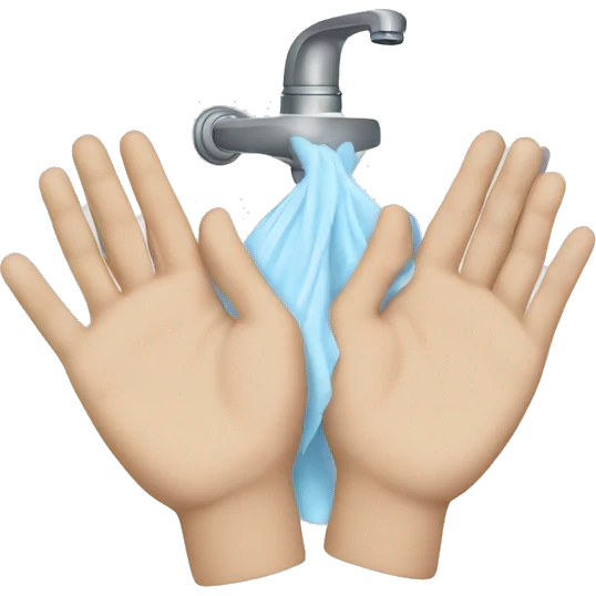 Wash hands emoji