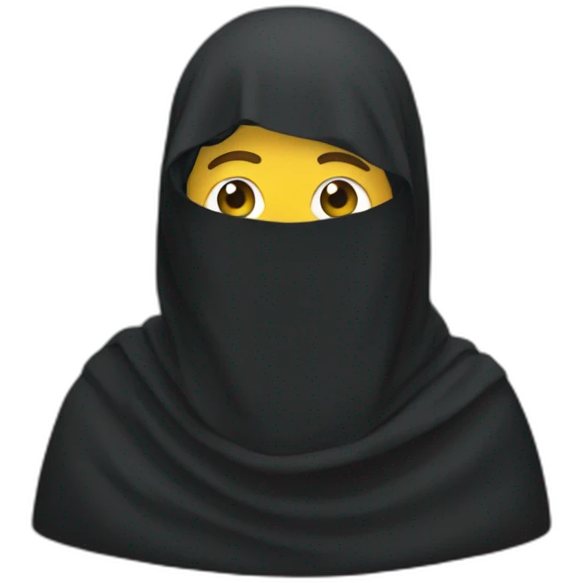 macron en burqa emoji